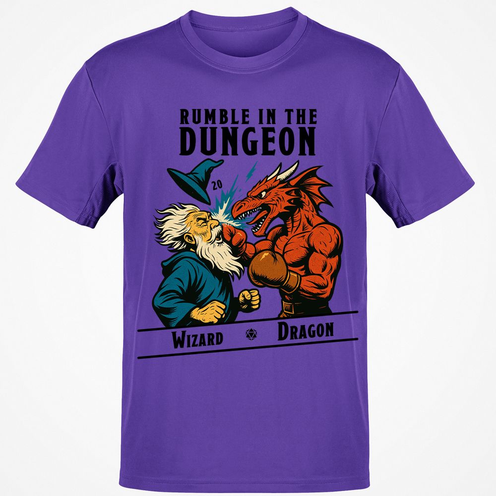 Rumble in the Dungeon Classic Unisex T-Shirt - Purple - 9
