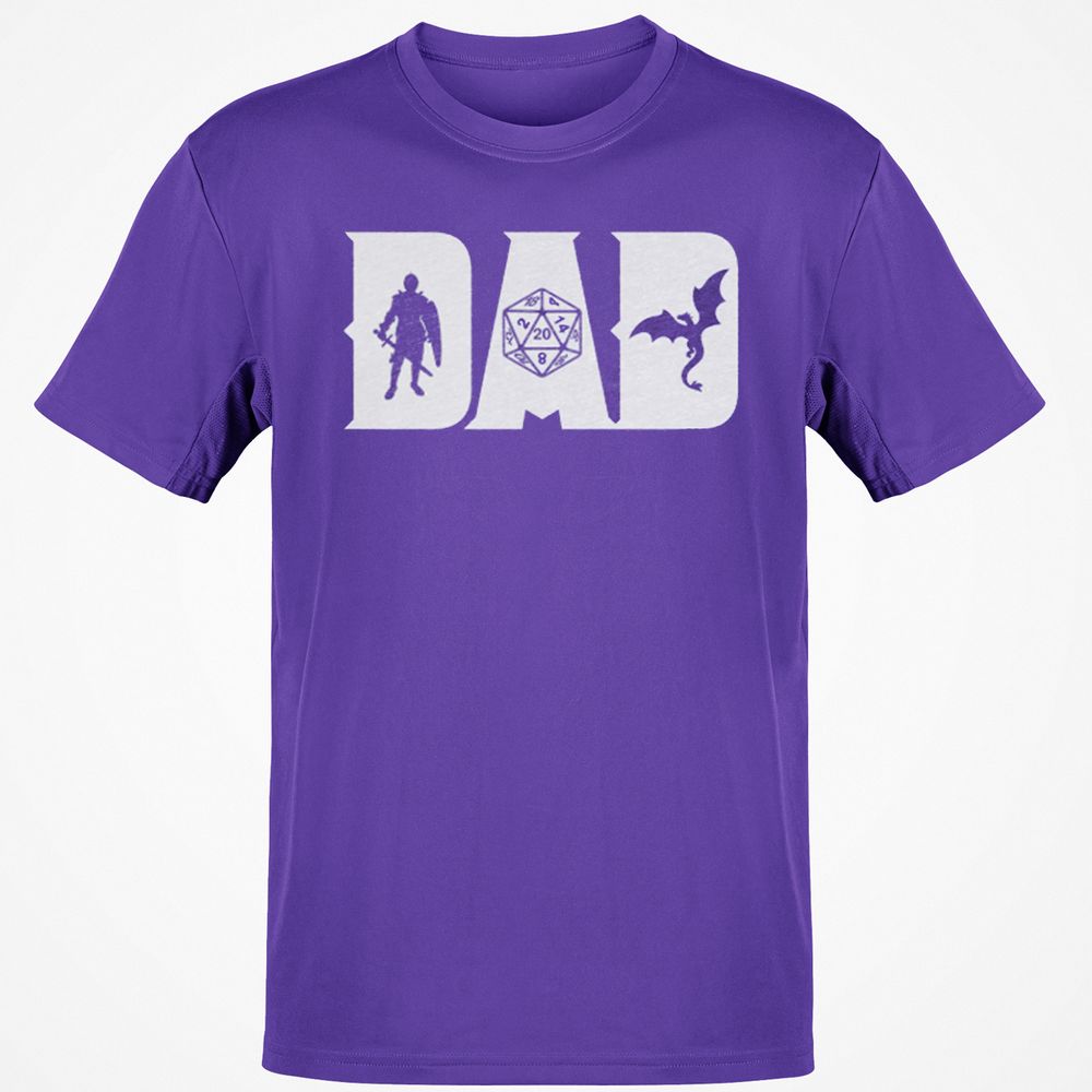 Dad Fathers Day Classic Unisex T-Shirt - Purple - 9