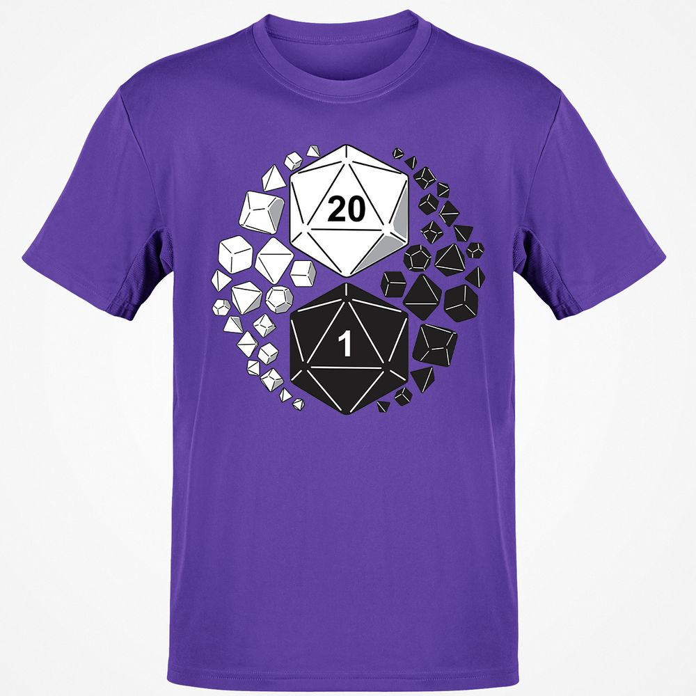 Gaming Yin Yang T-Shirt - Purple - 9