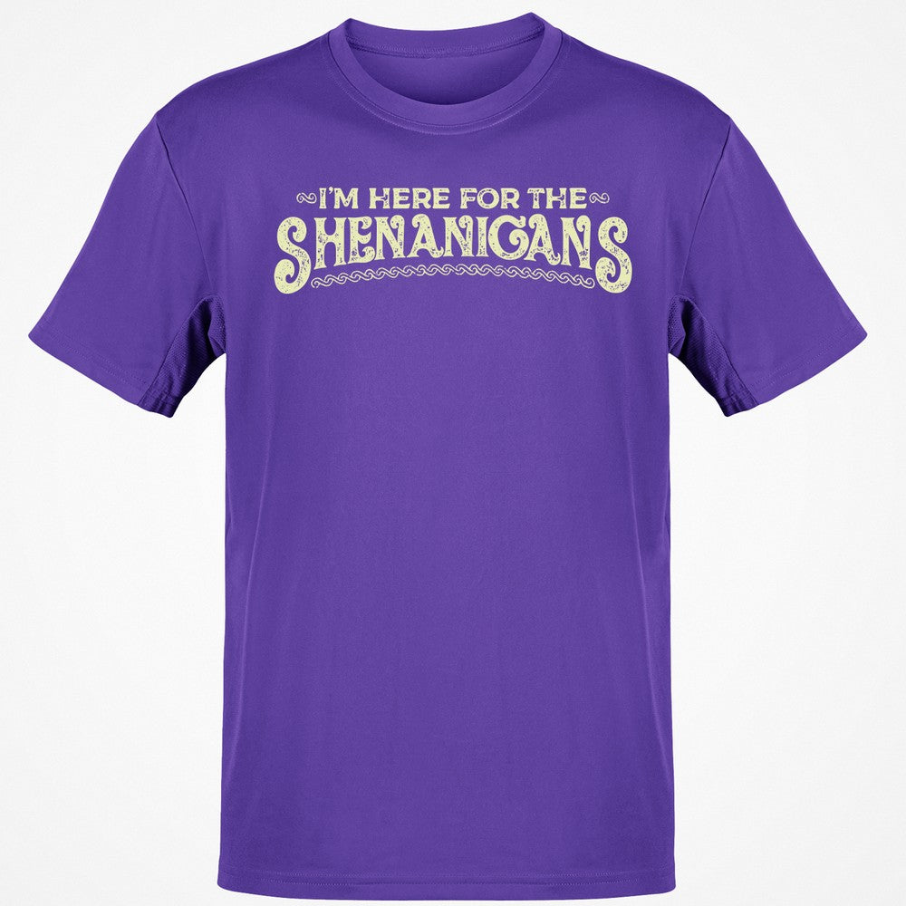 Here For The Shenanigans Classic Unisex T-Shirt - Purple - 9