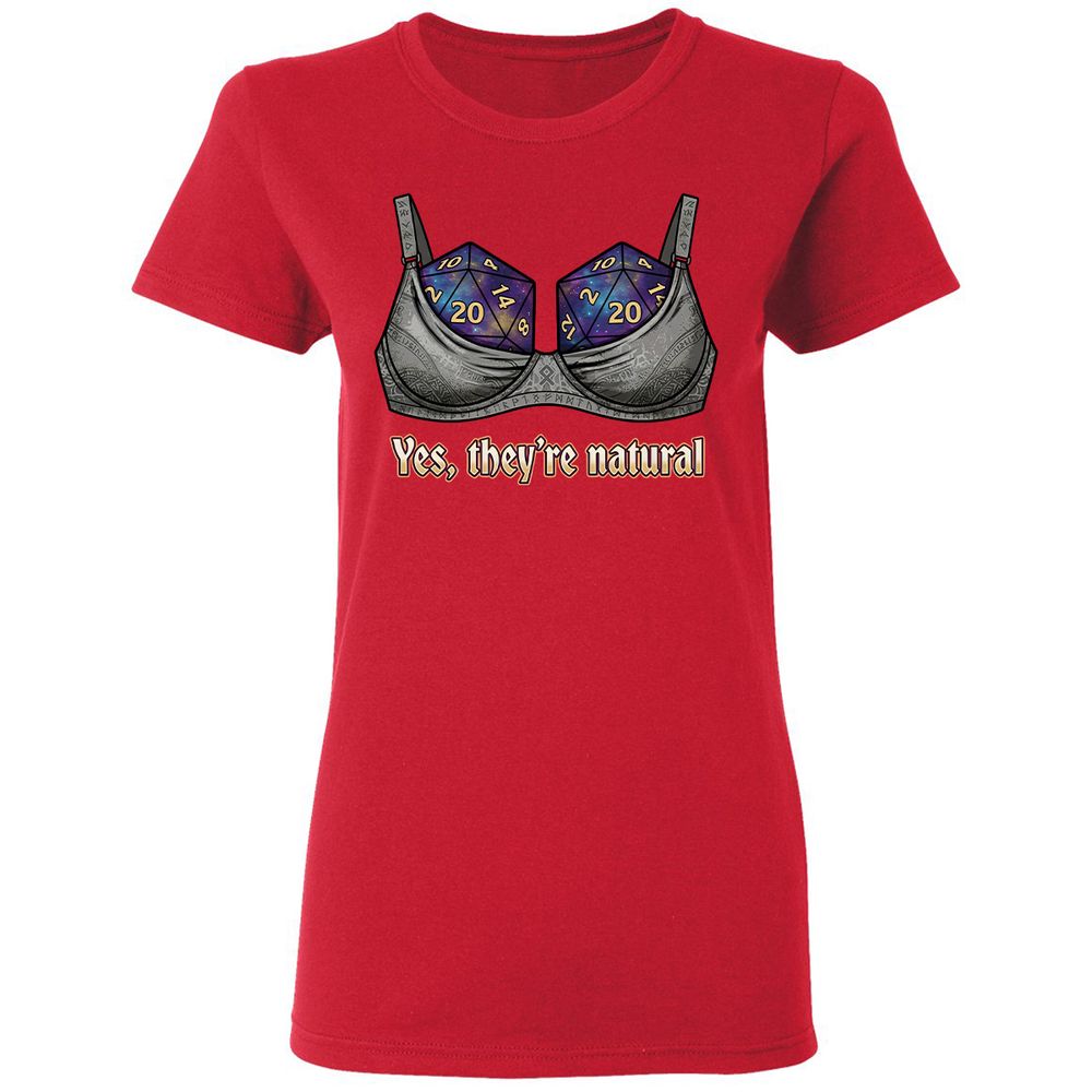 They Are Natural Nat20 Women's T-Shirt - Red - 9