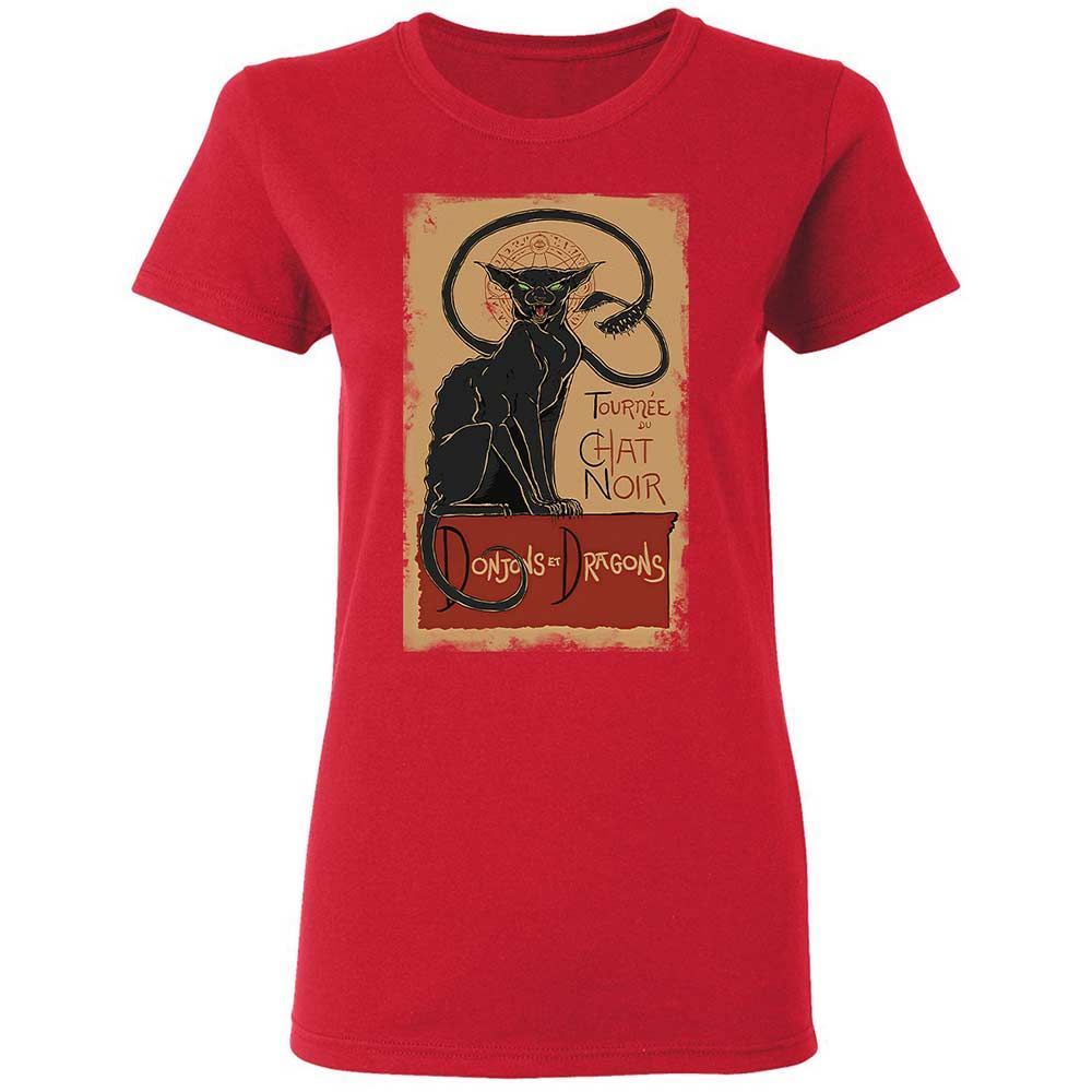 Tournee Du Chat Noir Women's T-Shirt - Red - 9