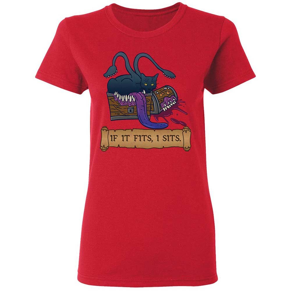If It Fits I Sits Women's T-Shirt - Red - 9