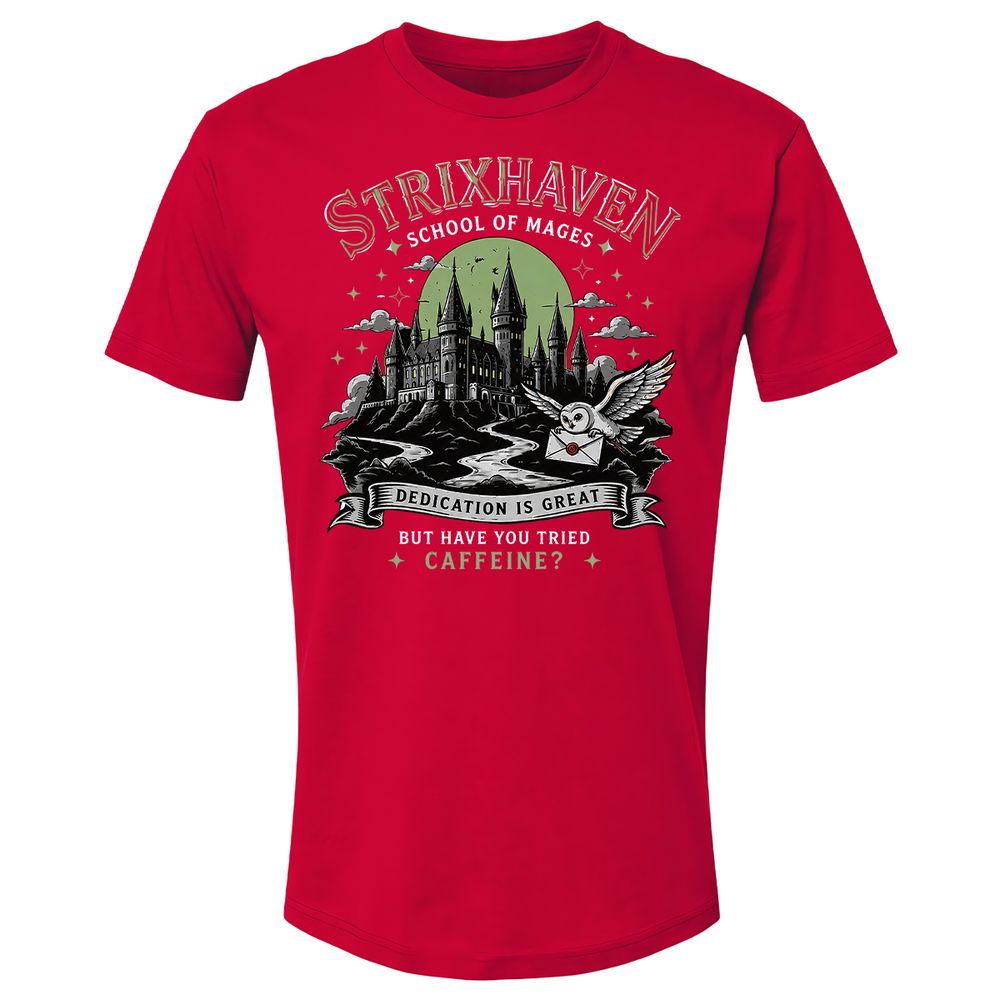 Strixhaven - School Of Mages Premium Unisex T-Shirt - Red - 9