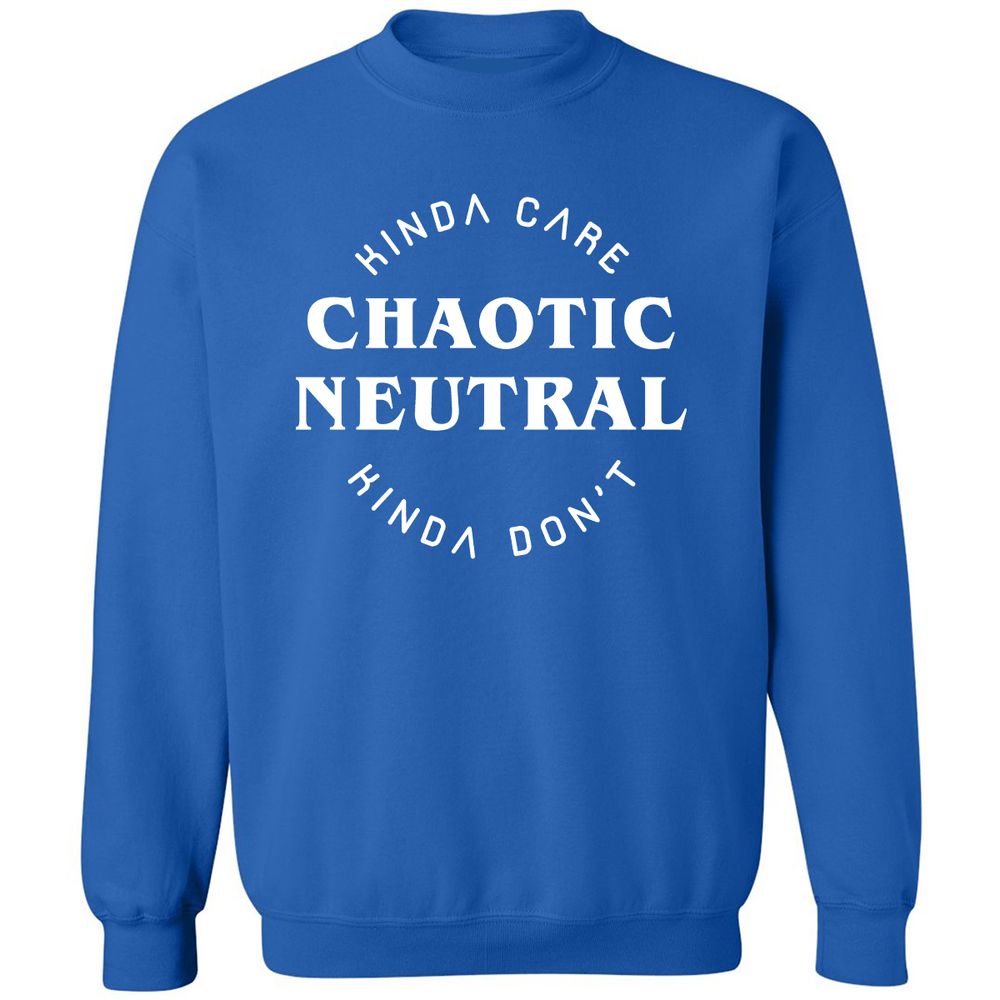 Chaotic Neutral Classic Unisex Sweatshirt - Royal - 9