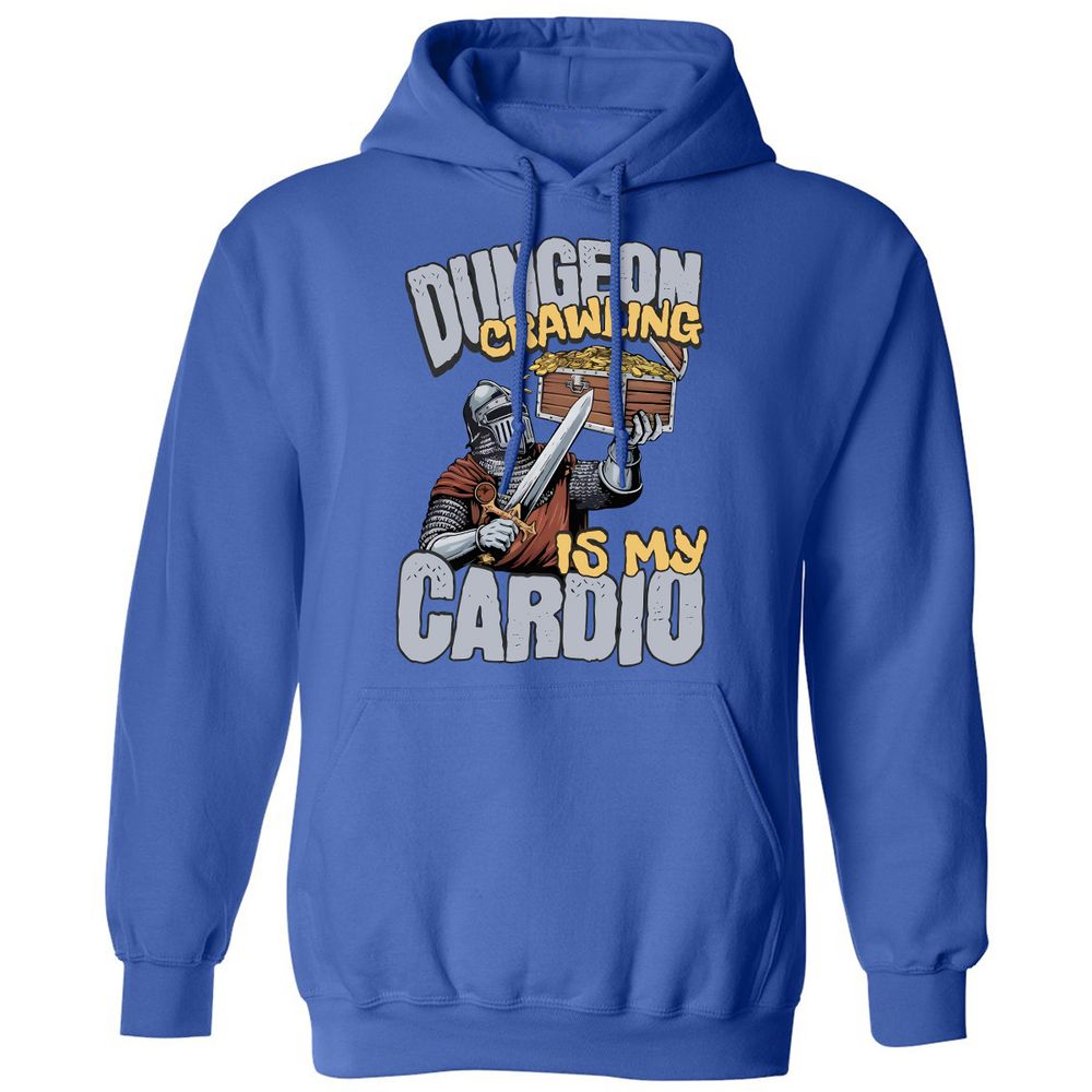 Dungeon Crawling Is My Cardio Classic Unisex Hoodie - Royal - 9