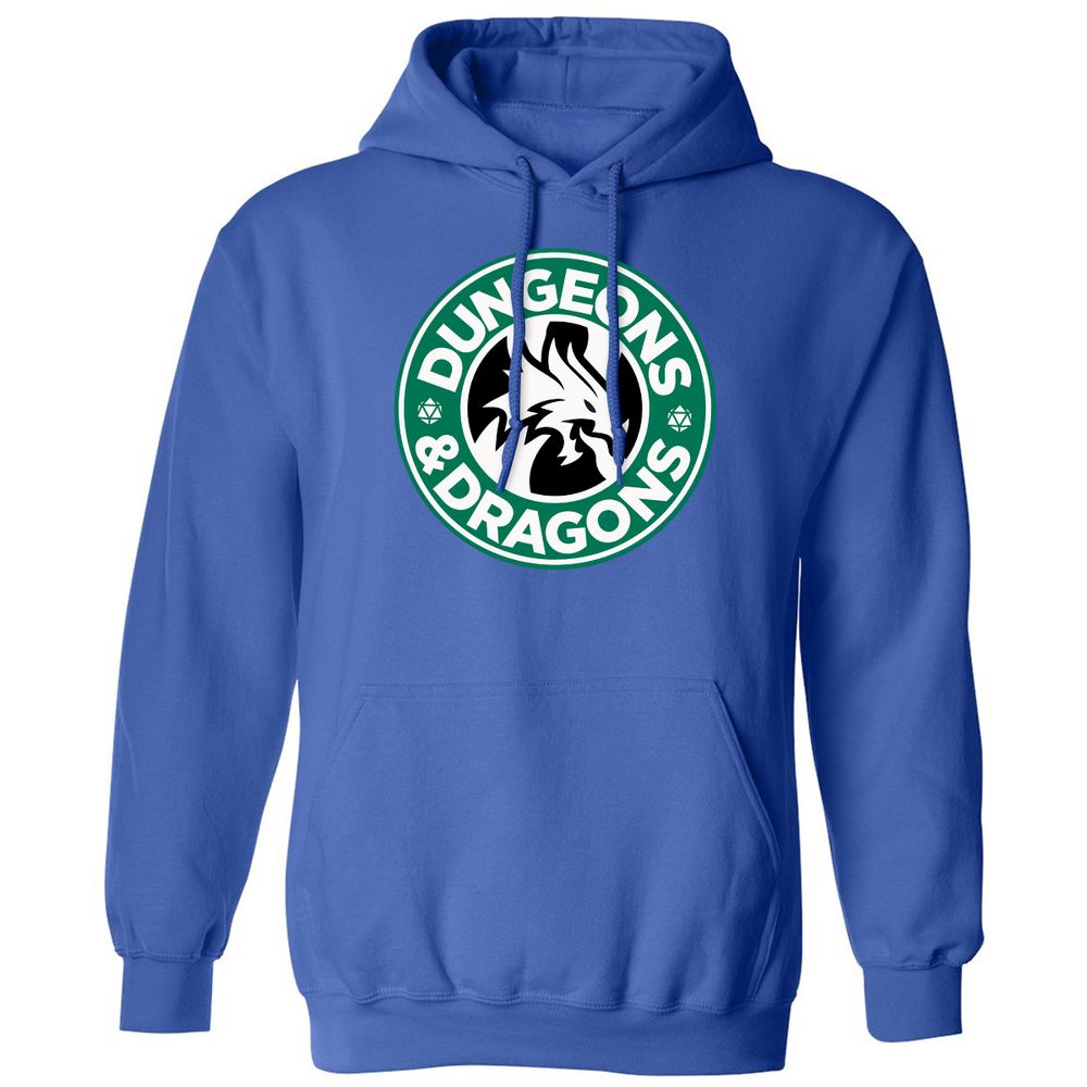 D&D Coffee Classic Unisex Hoodie - Royal - 9