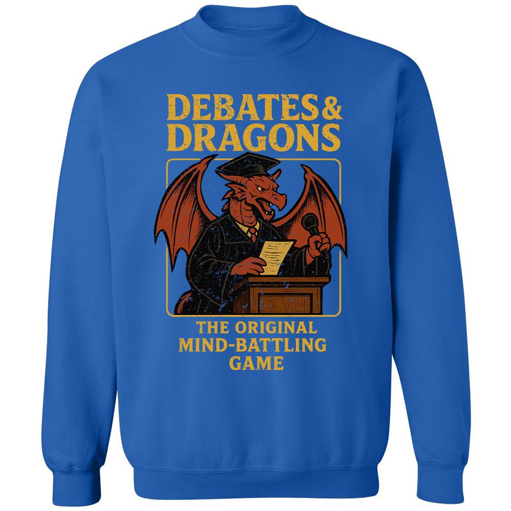 Debates & Dragons Classic Unisex Sweatshirt - Royal - 9
