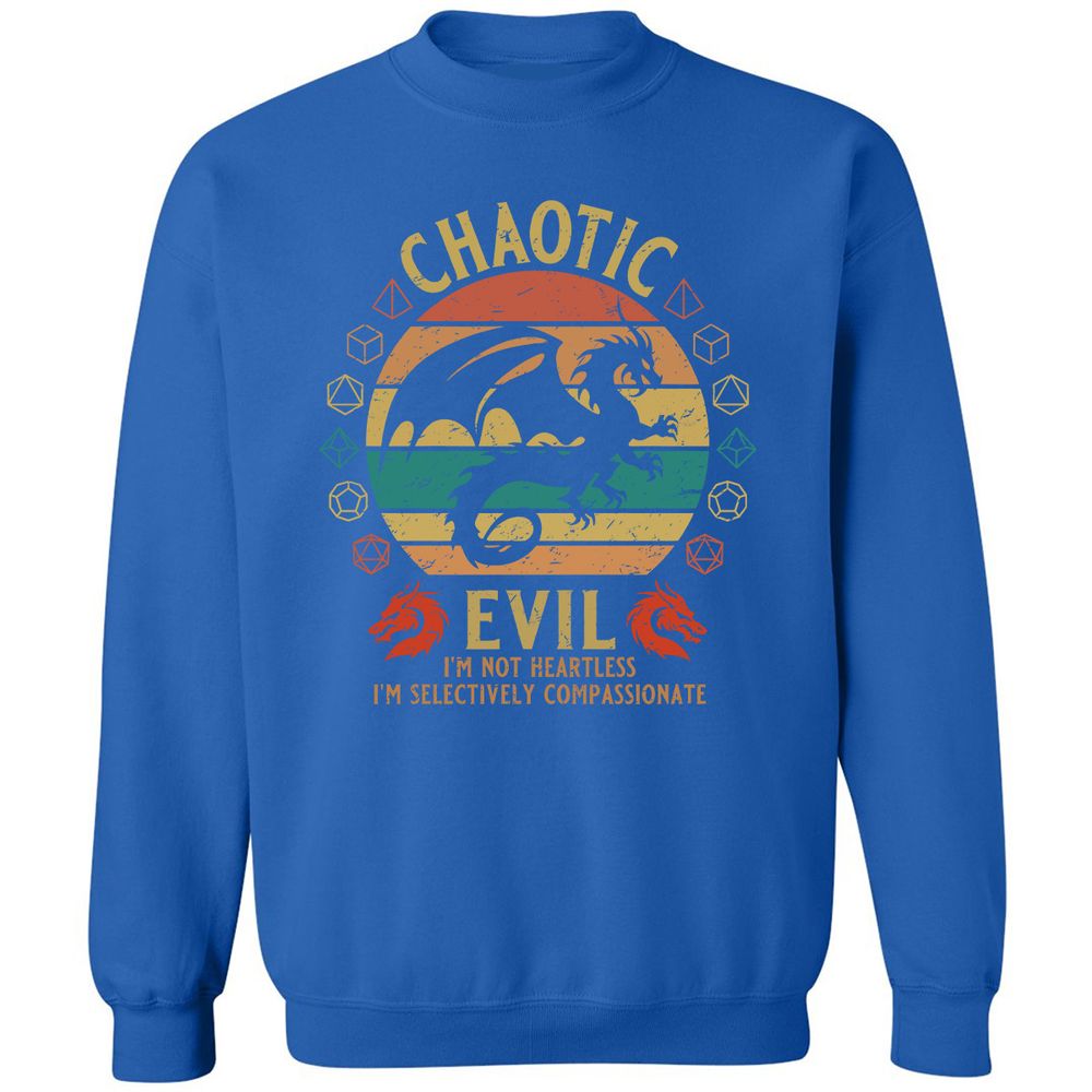 Chaotic Evil Classic Unisex Sweatshirt - Royal - 9