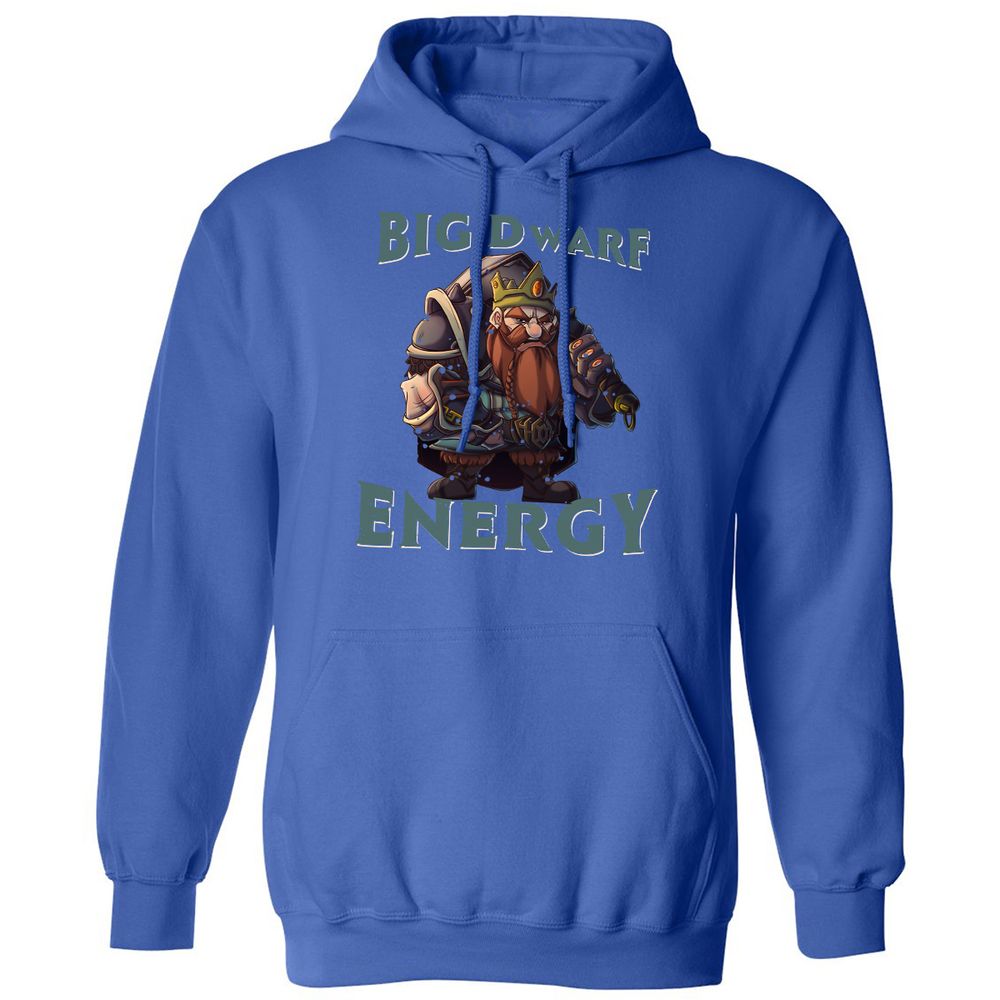 Big Dwarf Energy Classic Unisex Hoodie - Royal - 9