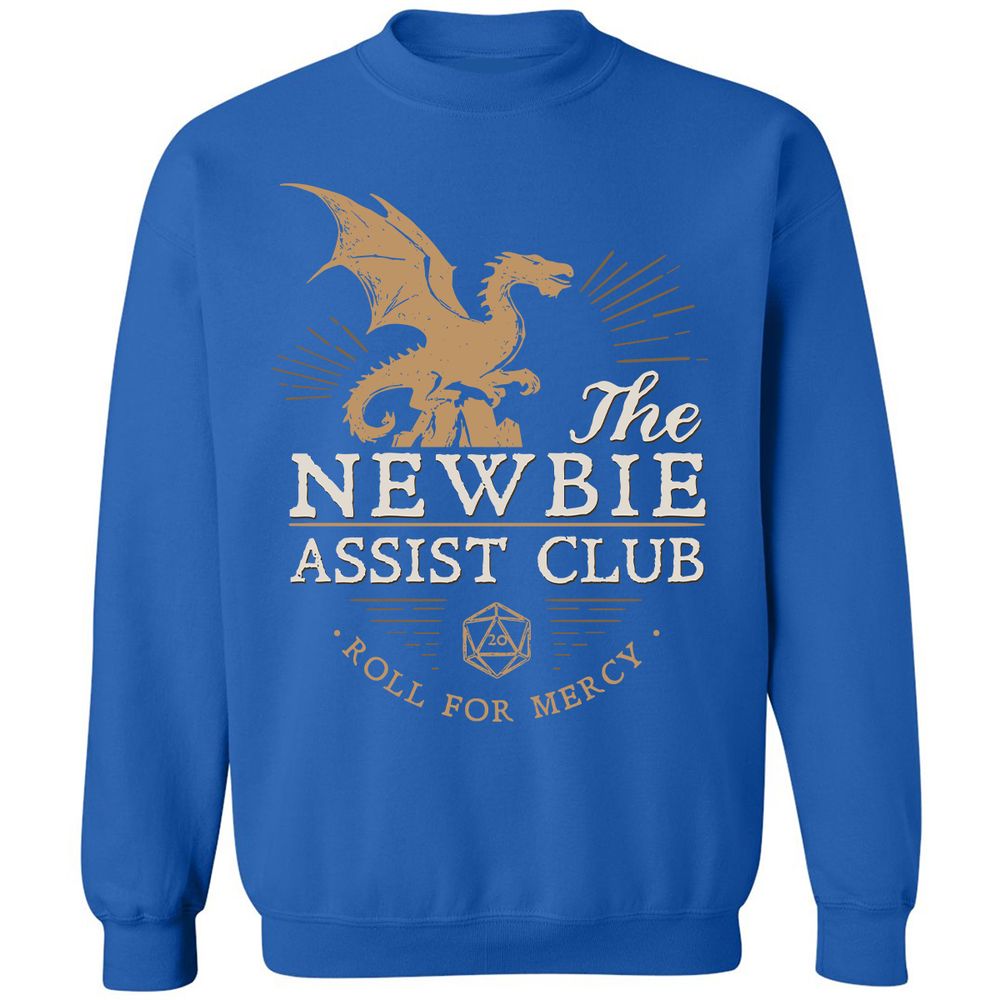 The Newbie Assist Club Classic Unisex Sweatshirt - Royal - 9