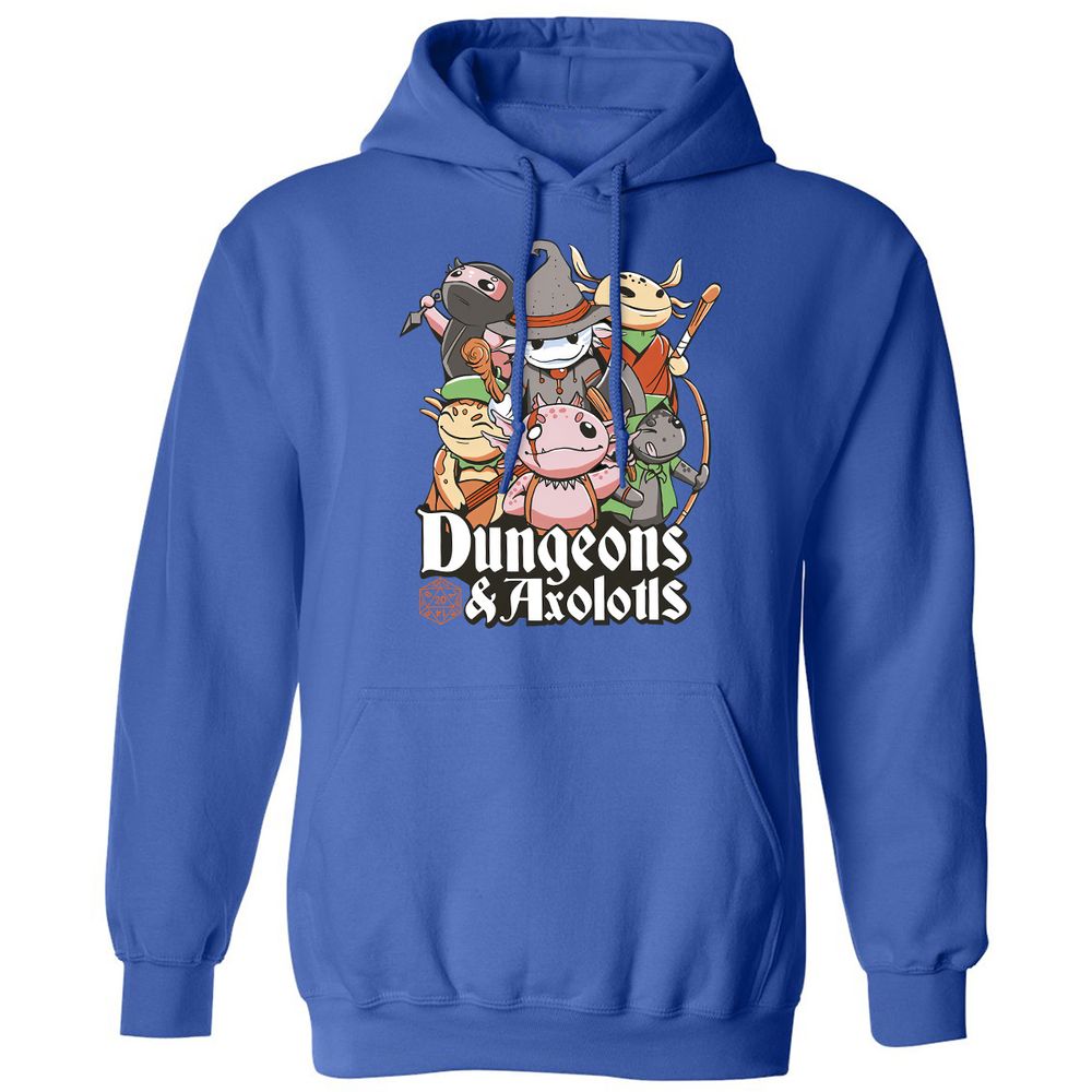 Dungeons And Axolotls Classic Unisex Hoodie - Royal - 9