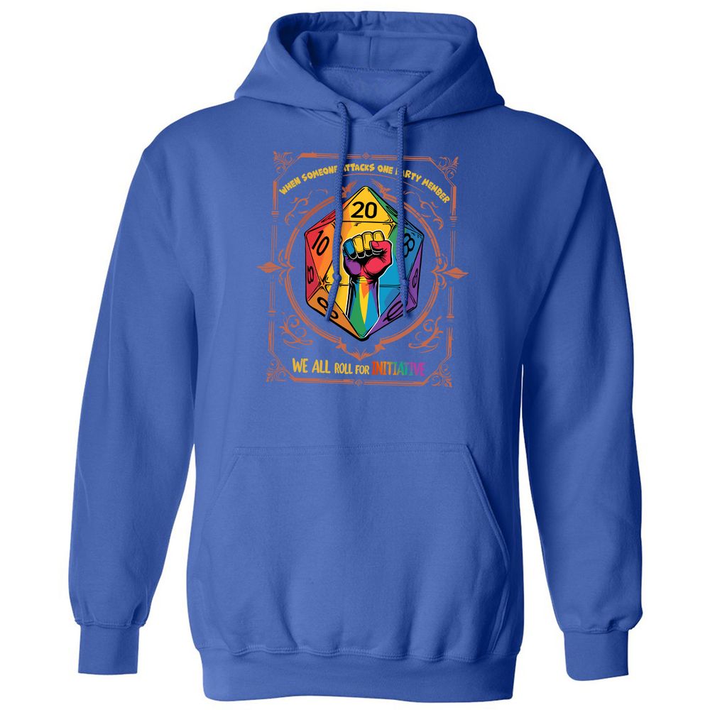 Roll For Initiative Classic Unisex Hoodie - Royal - 9