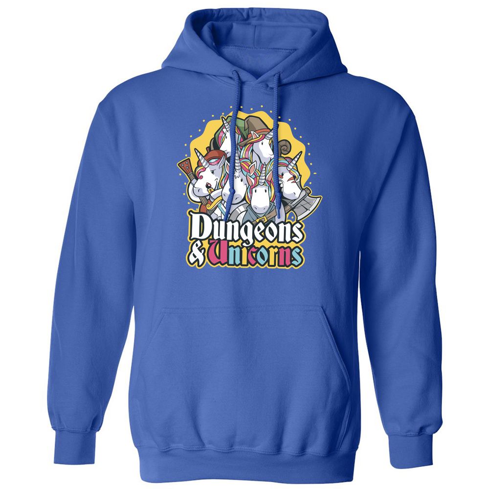 Dungeons And Unicorns Classic Unisex Hoodie - Royal - 9