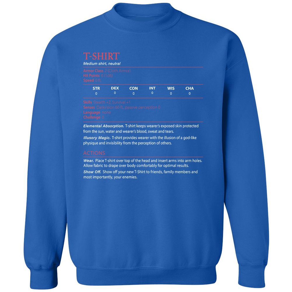 T-Shirt Classic Unisex Sweatshirt - Royal - 9