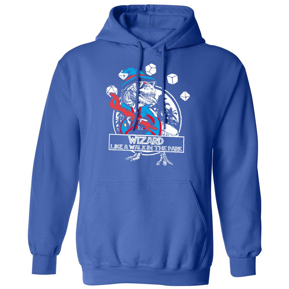 Wizard Like The Walk In The Park Classic Unisex Hoodie - Royal - 9