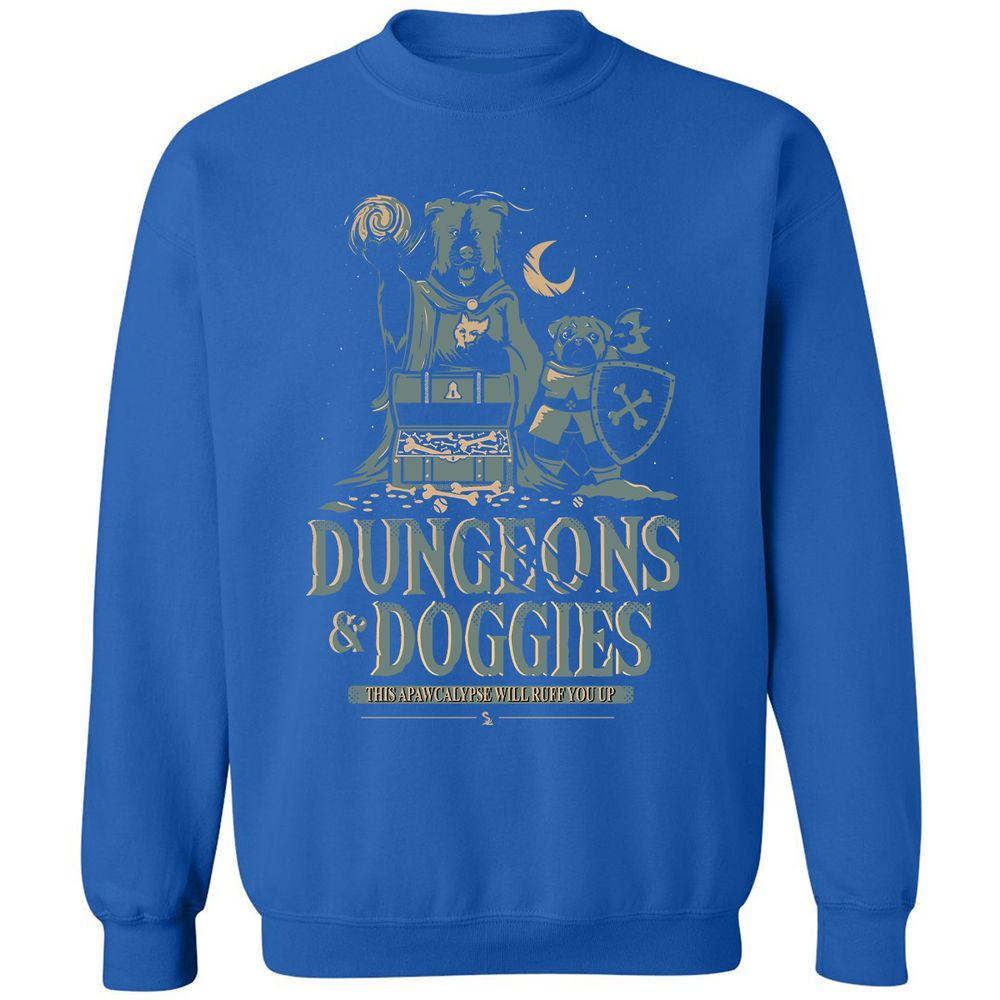 Dungeons & Doggies Classic Unisex Sweatshirt - Royal - 9