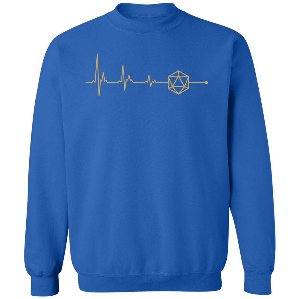 D20 Dice Is My Life Classic Unisex Sweatshirt - Royal - 9