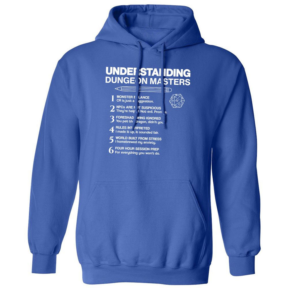 Understanding Dungeon Masters Classic Unisex Hoodie - Royal - 9