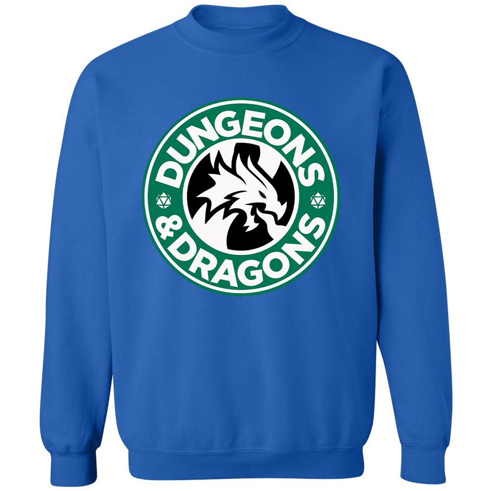 D&D Coffee Classic Unisex Sweatshirt - Royal - 9