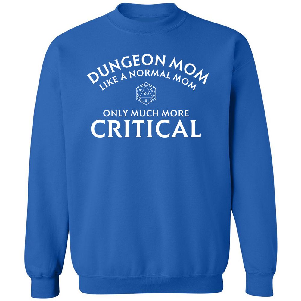 Dungeon Mom Normal Mom Classic Unisex Sweatshirt - Royal - 9