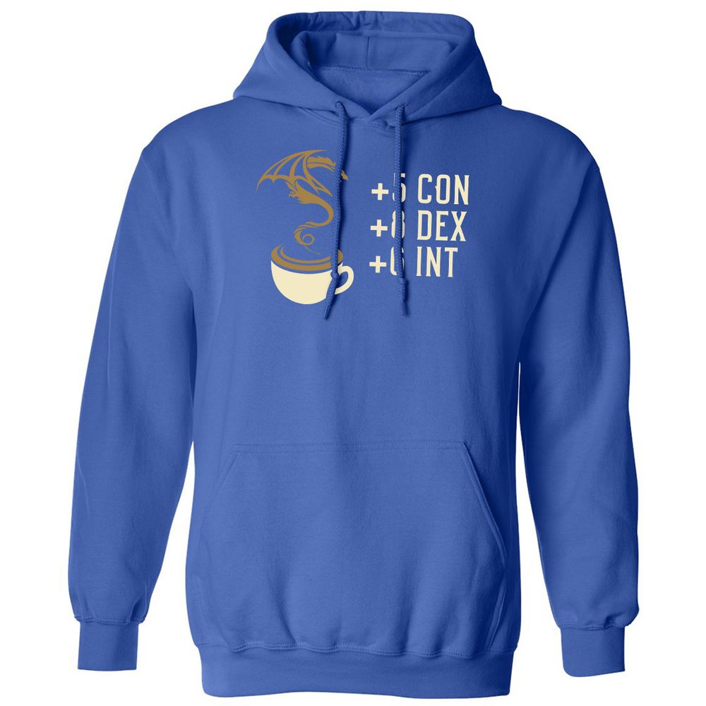 Coffee Dragon Classic Unisex Hoodie - Royal - 9