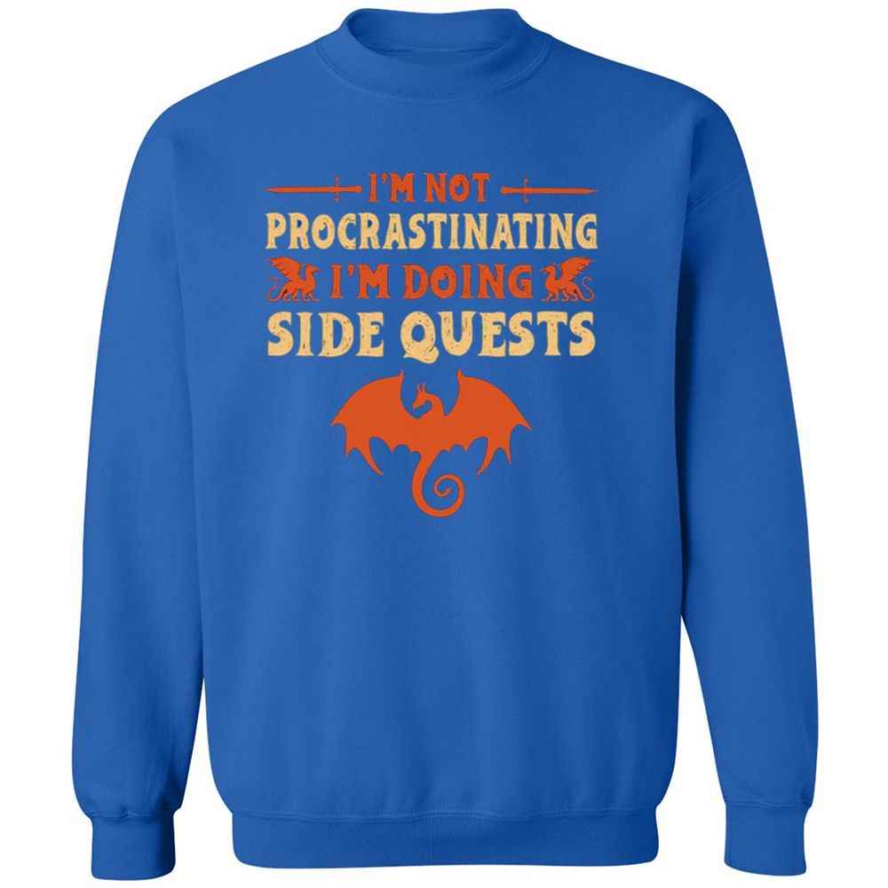 I'm Doing Side Quests Classic Unisex Sweatshirt - Royal - 9
