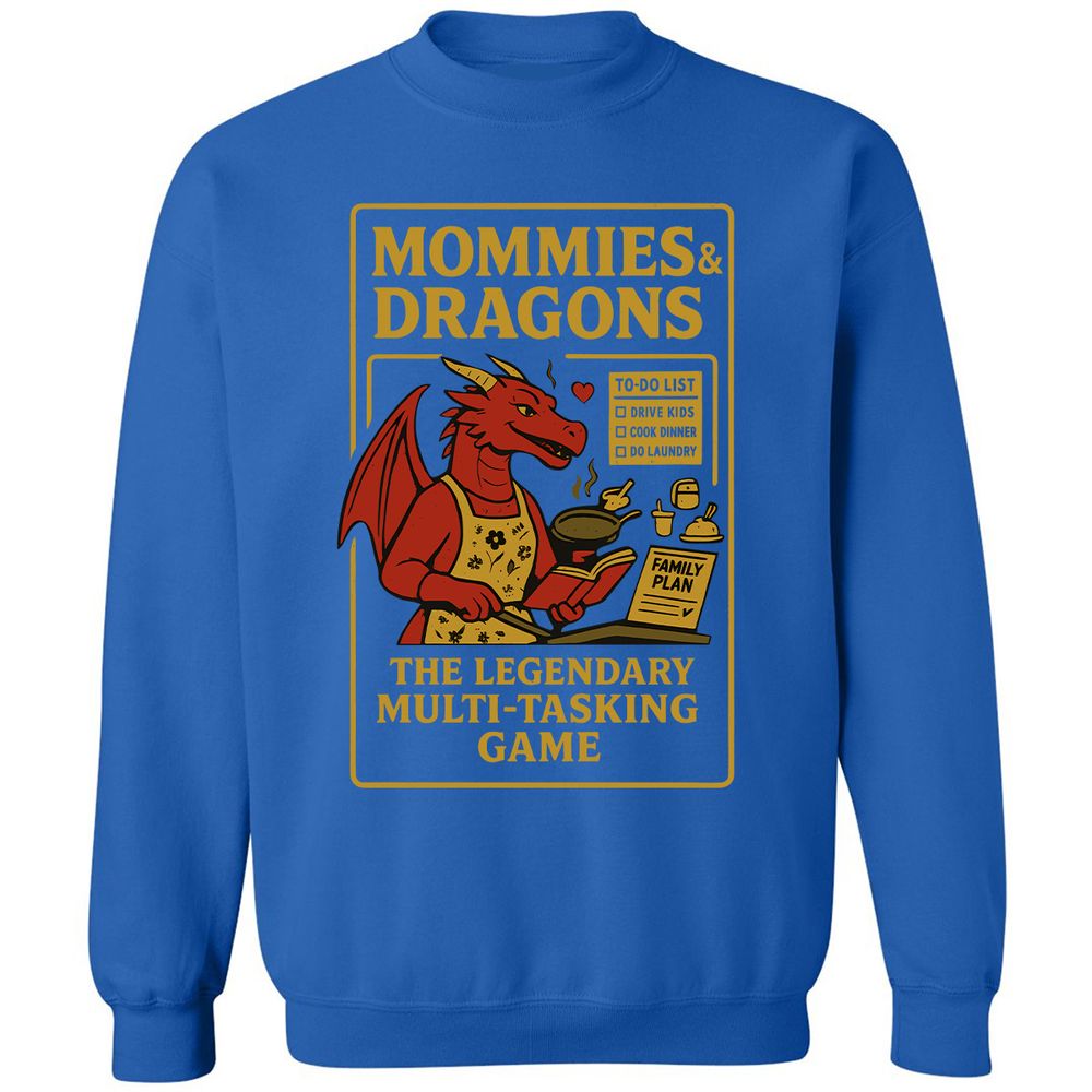 Mommies & Dragons Classic Unisex Sweatshirt - Royal - 9