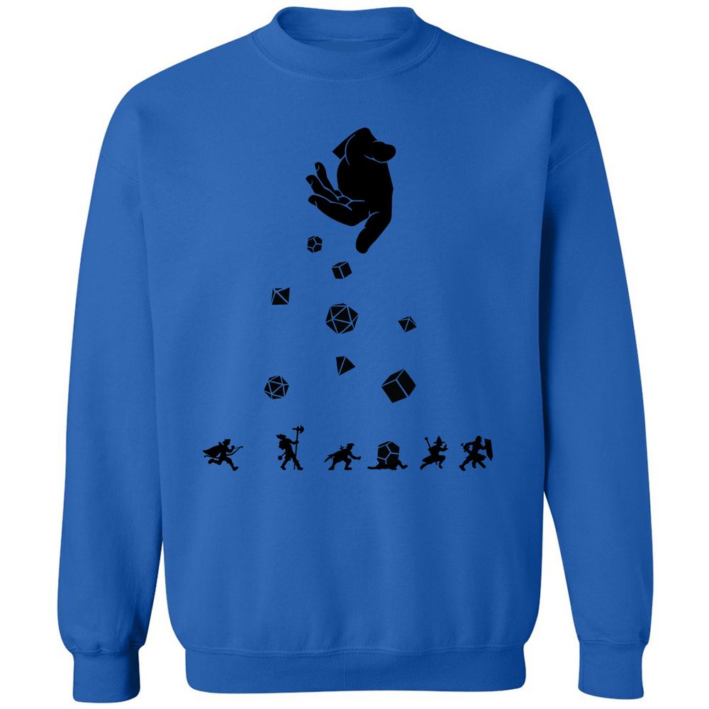 Rocks Fall, Everyone Dice Classic Unisex Sweatshirt - Royal - 9
