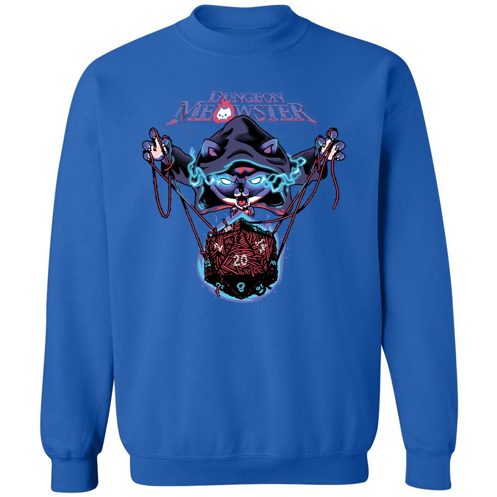 Dungeon Meowster Classic Unisex Sweatshirt - Royal - 9