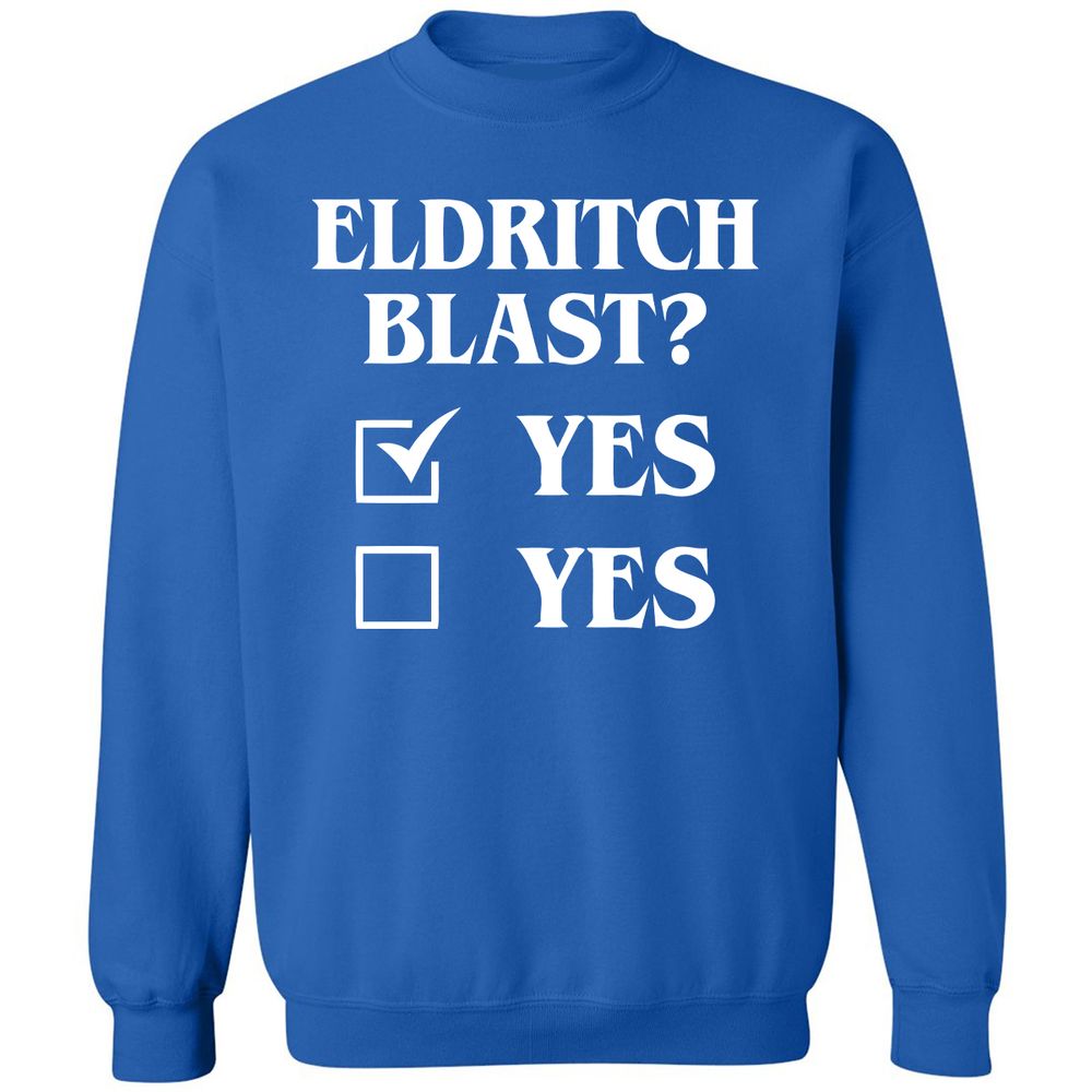 Eldritch Blast Yes Classic Unisex Sweatshirt - Royal - 9