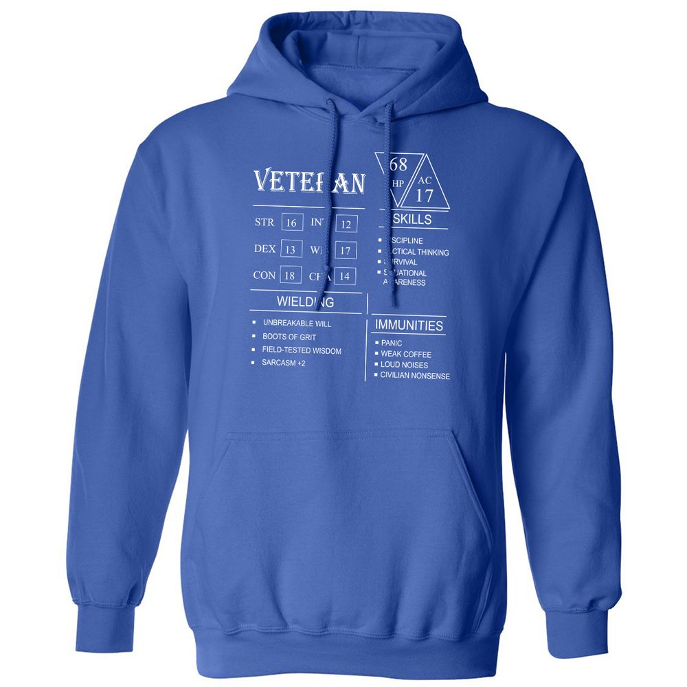 Veteran New Classic Unisex Hoodie - Royal - 9