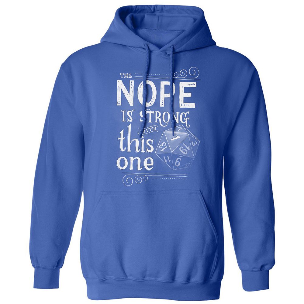 The NOPE is Strong with This One Classic Unisex Hoodie - Royal - 9