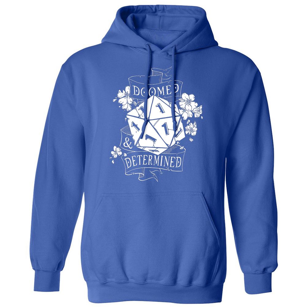 Doomed Determined Classic Unisex Hoodie - Royal - 9