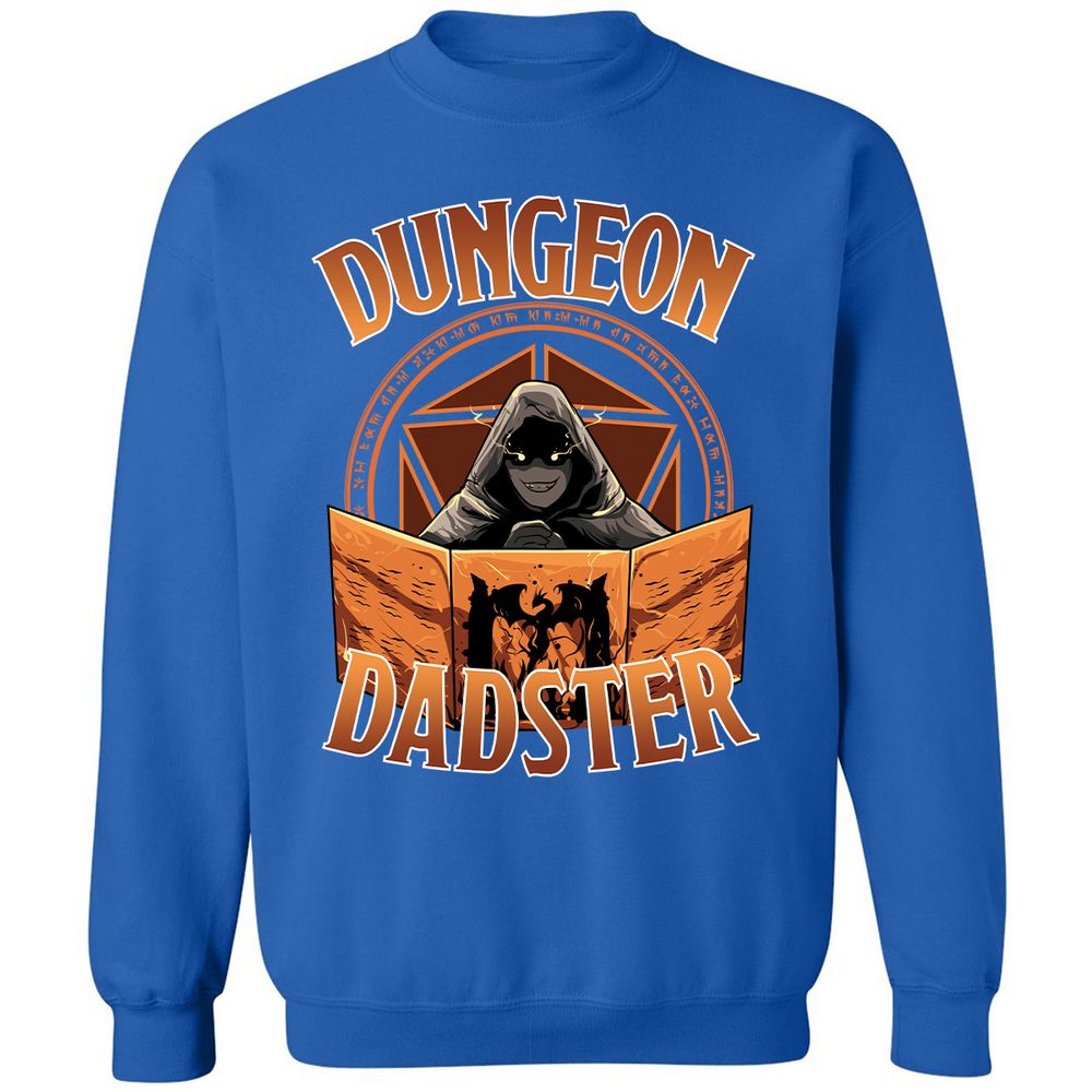 Dungeon Dadster Classic Unisex Sweatshirt - Royal - 9