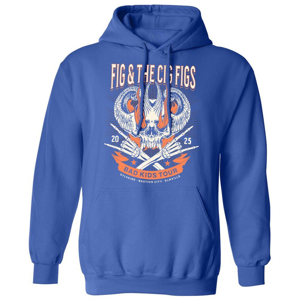 Fig and the Cig Figs, Dimension 20 Classic Unisex Hoodie - Royal - 9