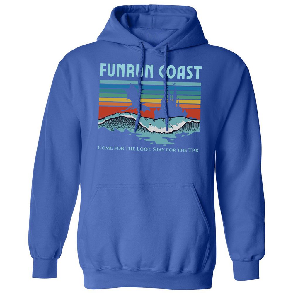 FUNRUN COAST Classic Unisex Hoodie - Royal - 9