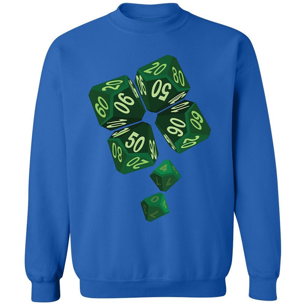 Dice Clover Classic Unisex Sweatshirt - Royal - 9