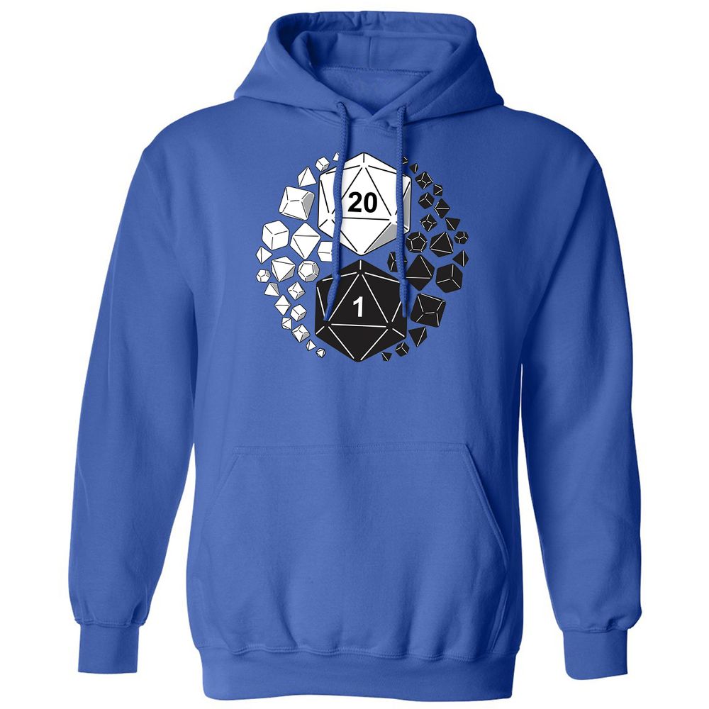 Gaming Yin Yang Classic Unisex Hoodie - Royal - 9