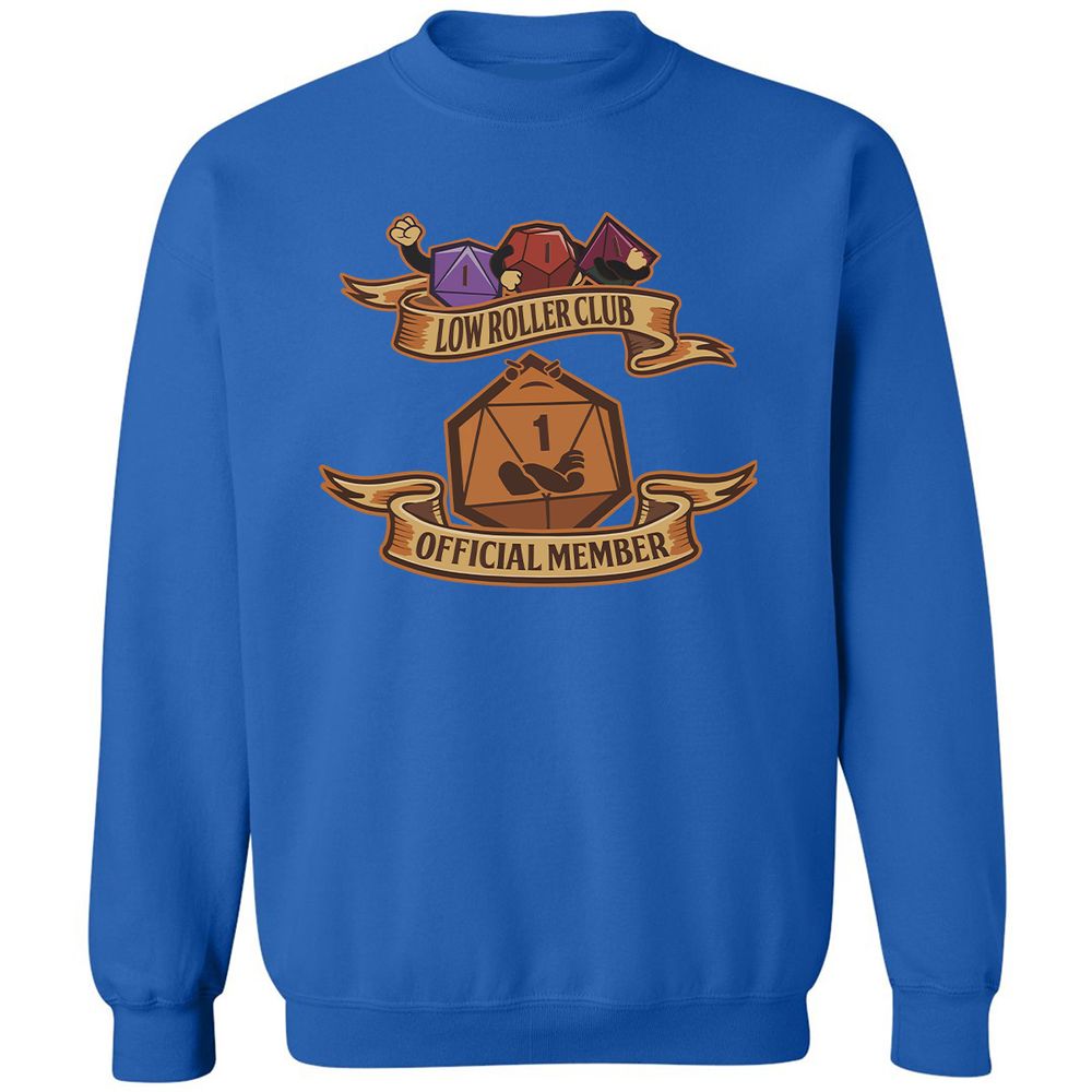 Low Roller Club Classic Unisex Sweatshirt - Royal - 9