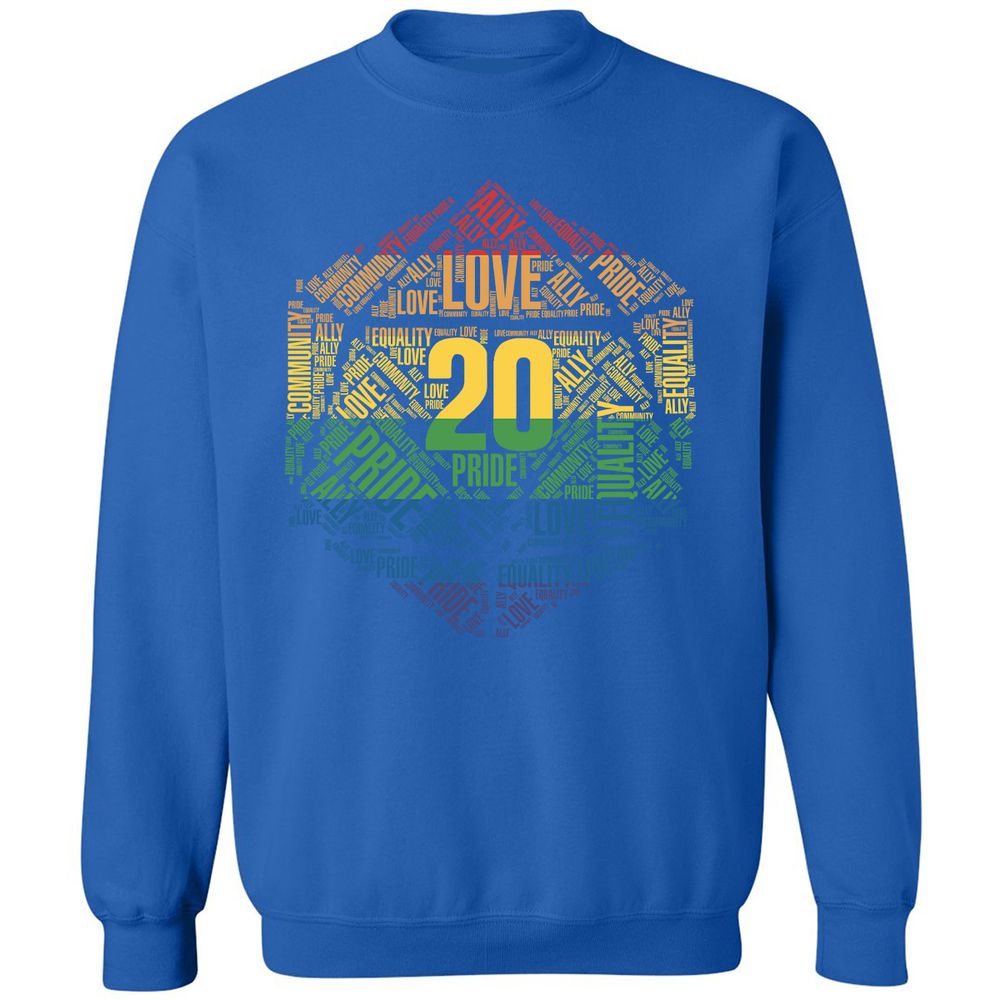 D20 Pride Classic Unisex Sweatshirt - Royal - 9