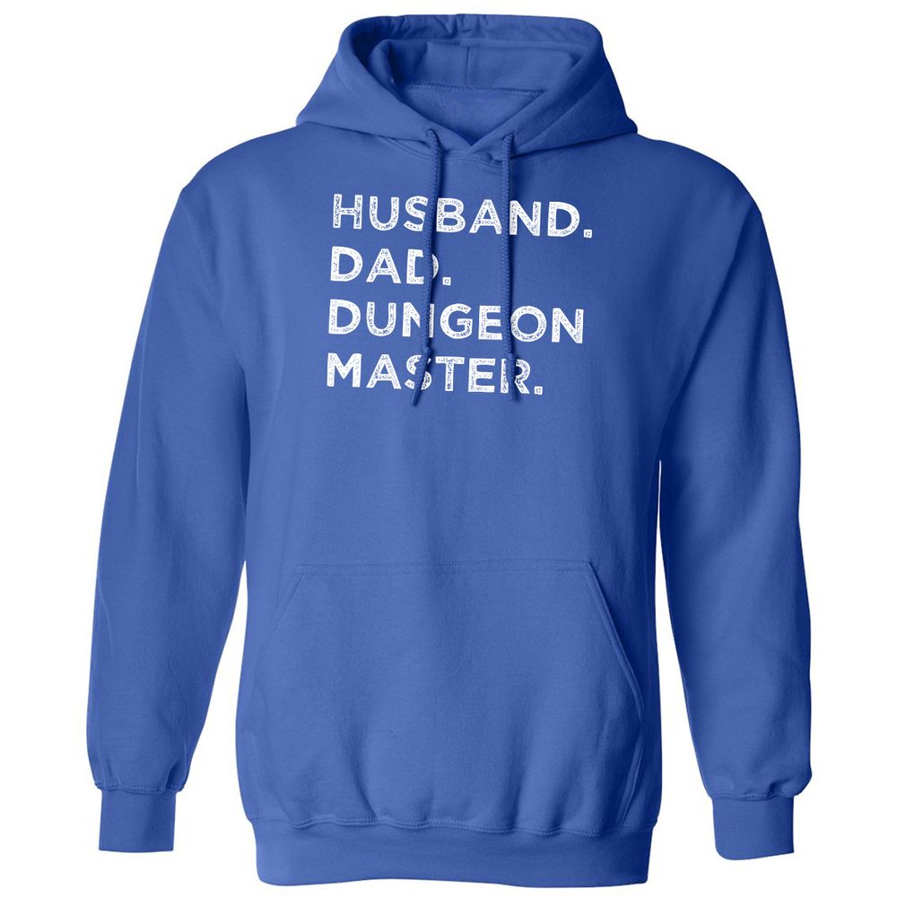 Husband Dad Dungeon Master Classic Unisex Hoodie - Royal - 9