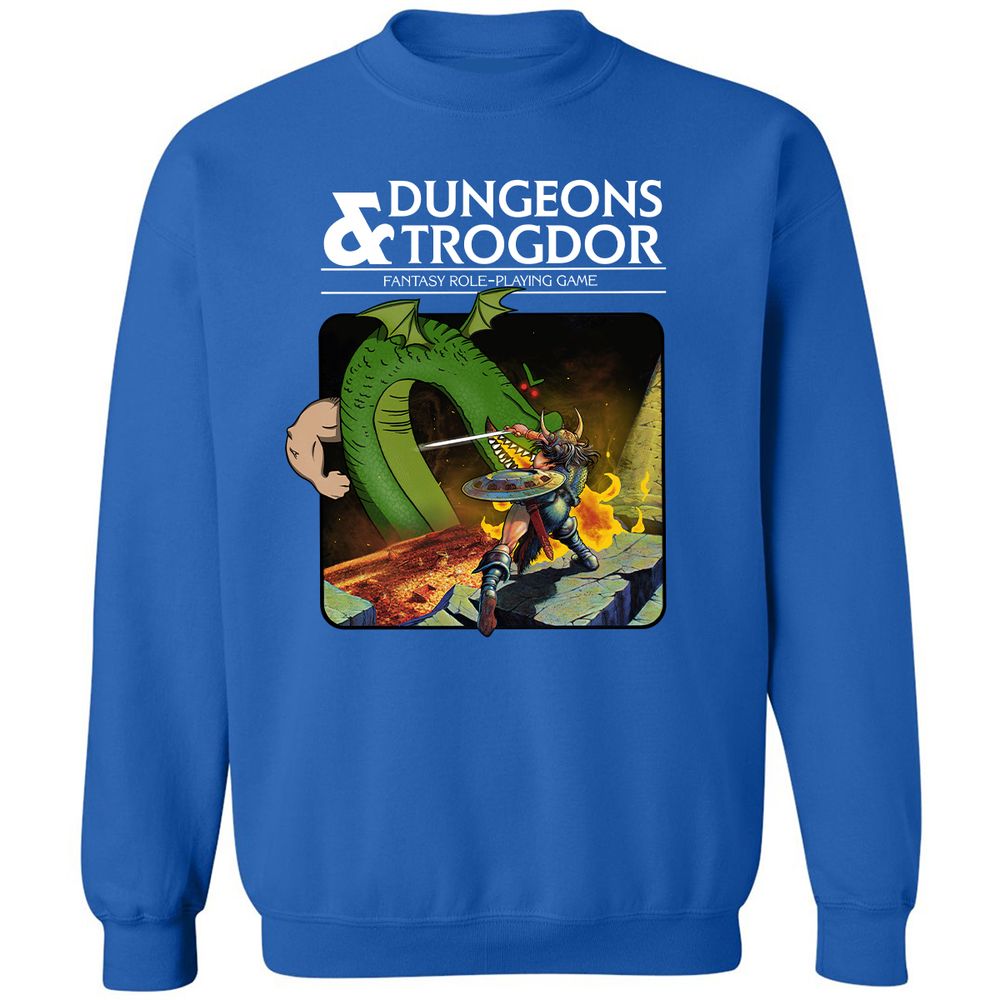 Trogdor Classic Unisex Sweatshirt - Royal - 9