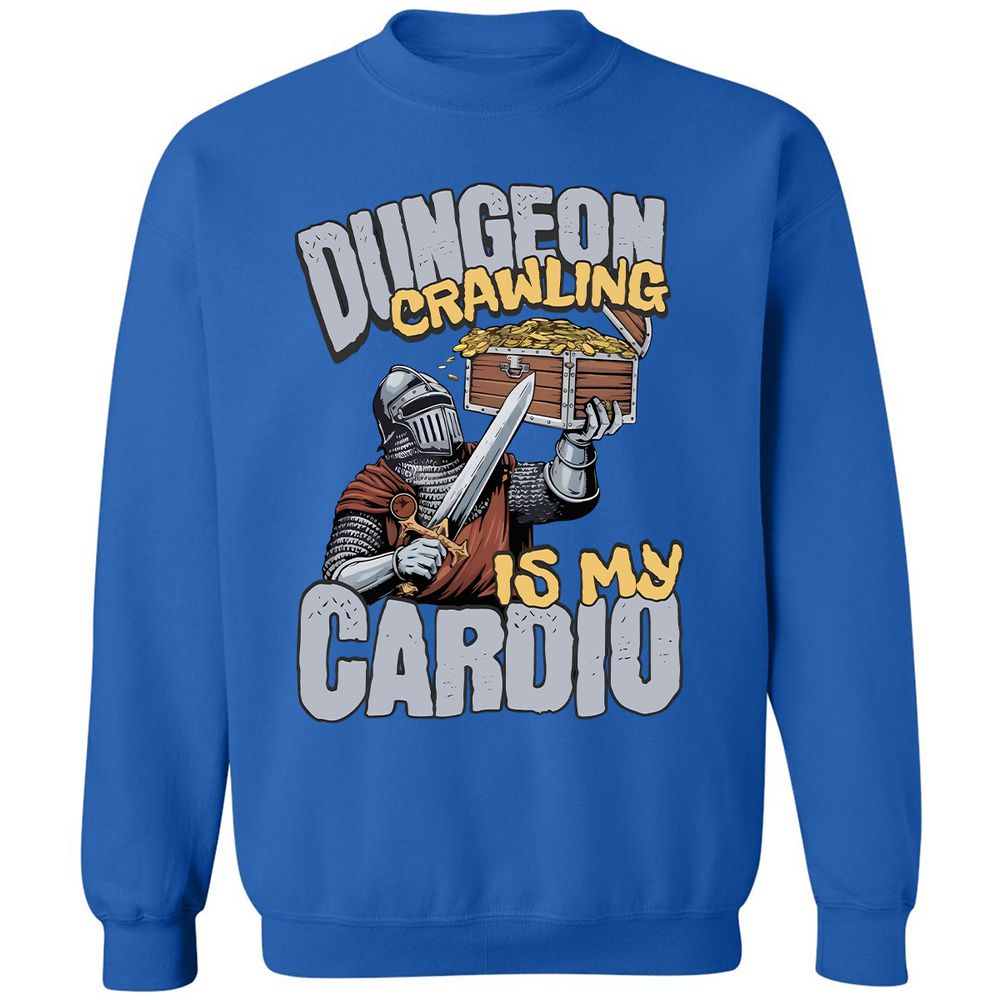 Dungeon Crawling Is My Cardio Classic Unisex Sweatshirt - Royal - 9