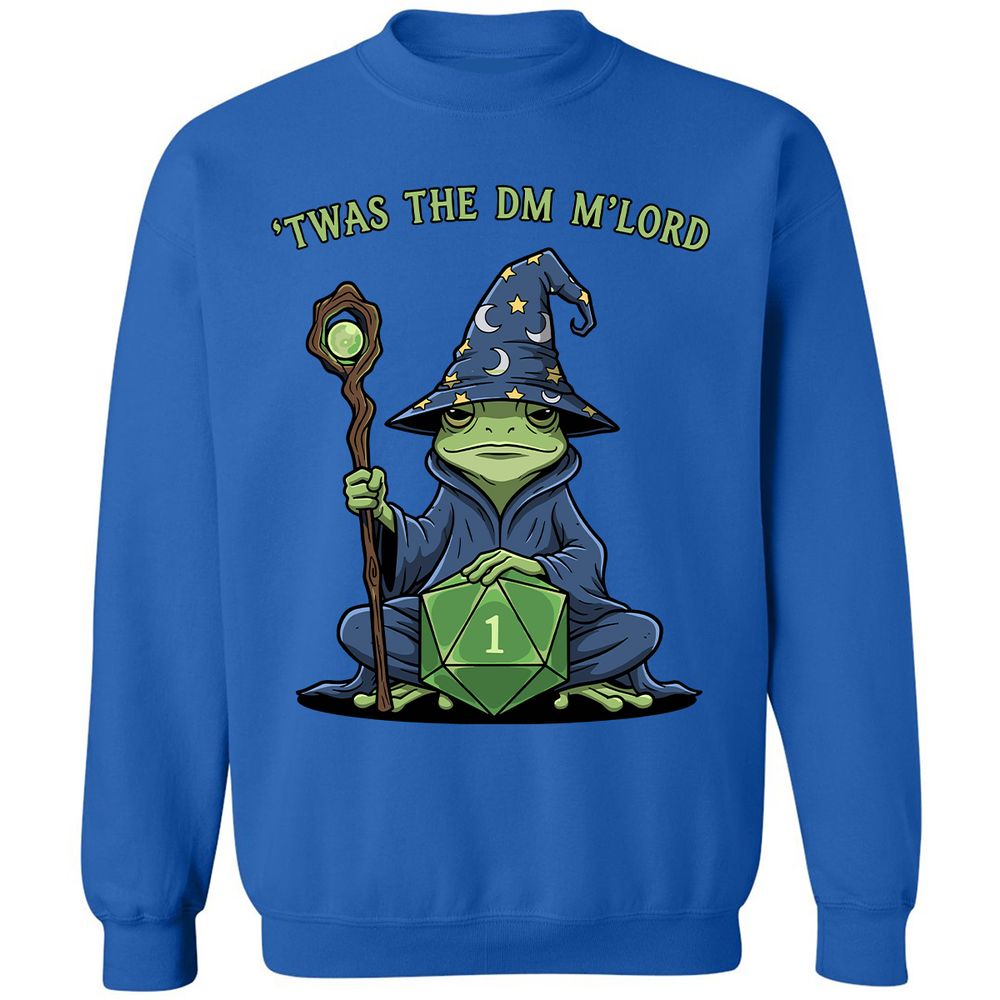 Twas the DM M’lord Classic Unisex Sweatshirt - Royal - 9