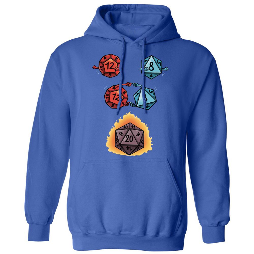 Dice Fusion Classic Unisex Hoodie - Royal - 9