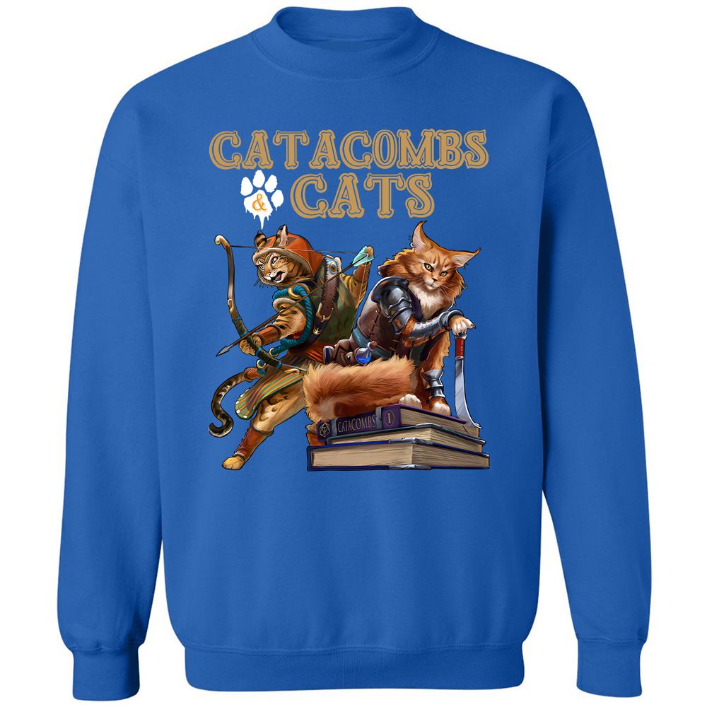 Catacombs & Cats Classic Unisex Sweatshirt - Royal - 9