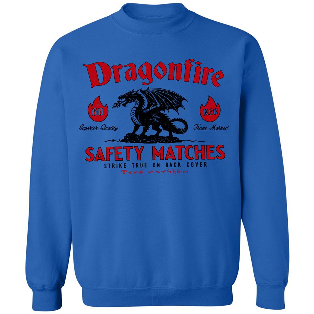 Dragonfire Classic Unisex Sweatshirt - Royal - 9