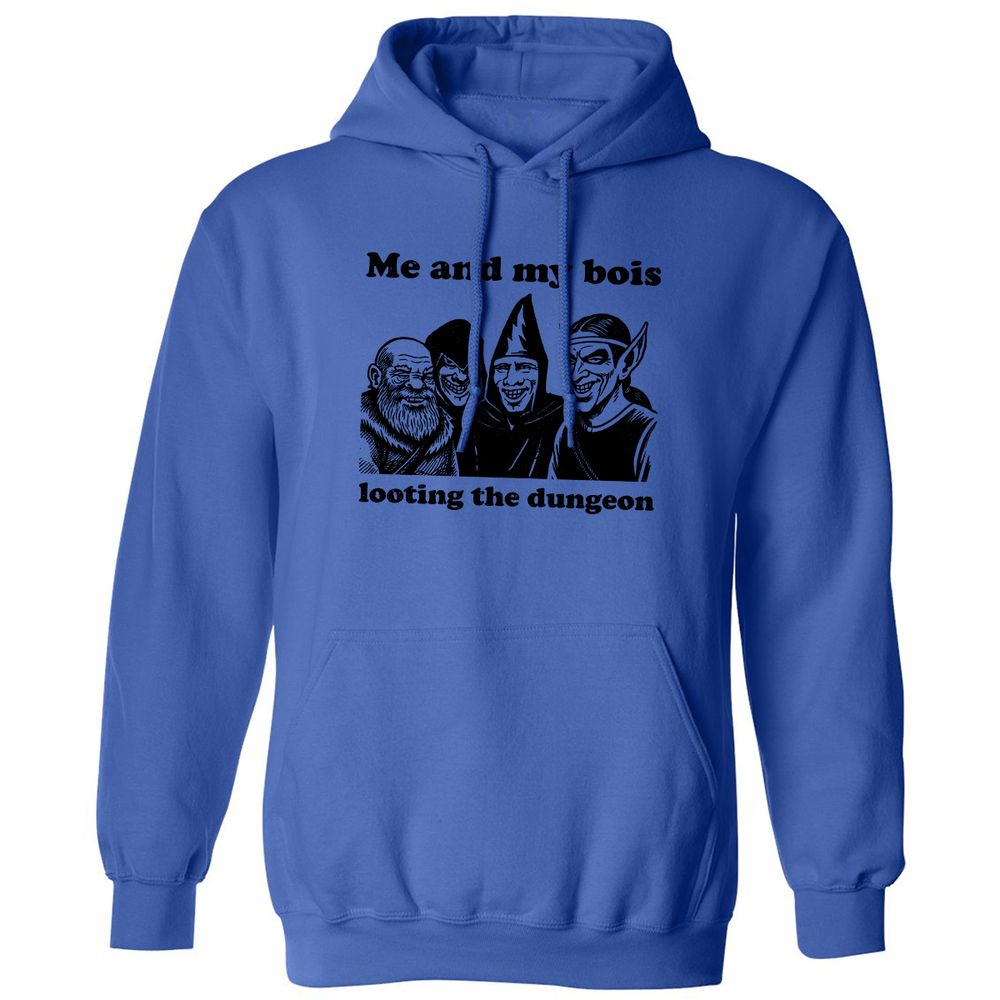 Me and my bois looting the dungeon Classic Unisex Hoodie - Royal - 9