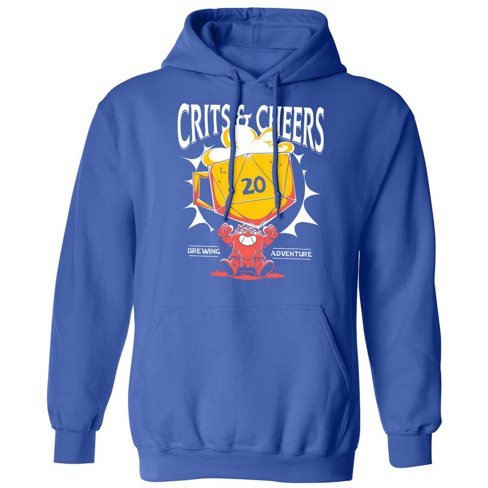 Crits & Cheers Classic Unisex Hoodie - Royal - 9